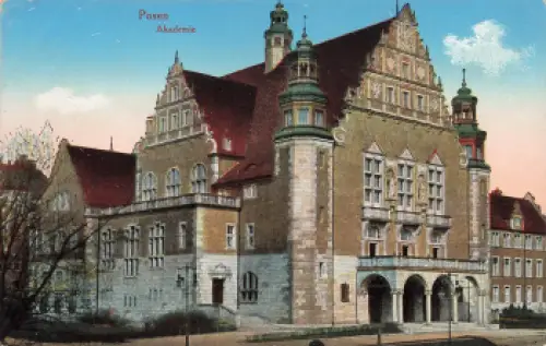 Posen Akademie Wartheland Poznan o 1916