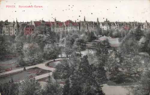 Posen Botanischer Garten  Wartheland Poznan o 1917