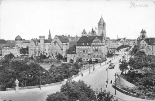 Posen Schlossbrücke Wartheland Poznan * um 1910