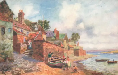 Lympstone East Devon Künstlerkarte Tucks Oilette * um 1910