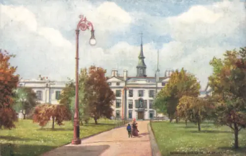 Aberdeen Gordens College Künstlerkarte  Tucks Oilette * um 1910