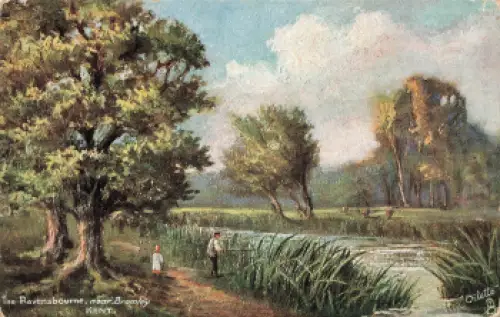 Ravensbourne near Bromley Künstlerkarte Tucks Oilette * um 1910