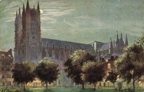 Westminster Abbey Künstlerkarte Tucks Oilette * um 1910