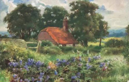 Fragrant Meadows Künstlerkarte Tucks Oilette * um 1910