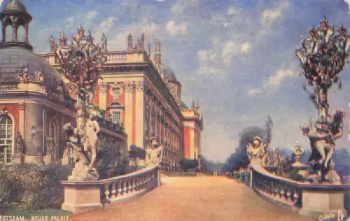 Potsdam Neues Palais Künstlerkarte Tucks Oilette * um 1910