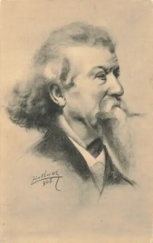 Studien Köpfe Künstlerkarte R. Zickner Tucks Post Card o 1913