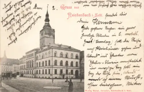 Reichenbach Eulengebirge Schlesien Dzierżoniów o 1899