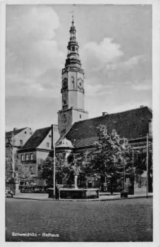 Schweidnitz Rathaus Schlesien Swidnica * um 1930