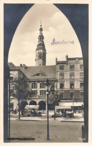 Schweidnitz Markt Schlesien Swidnica * um 1940