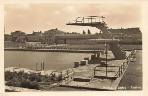 Striegau Freibad Schlesien Strzegom * um 1930