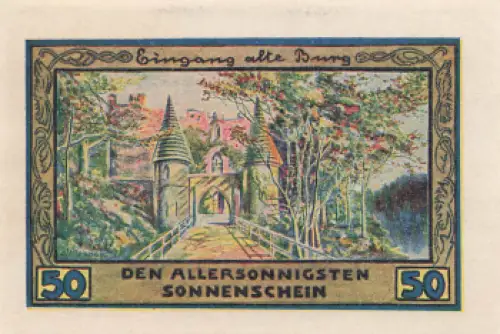 Freiburg Schlesien Świebodzice Notgeldschein 1921