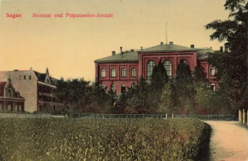 Sagan Seminar und Präparanden Anstalt Schlesien Zagan * um 1910