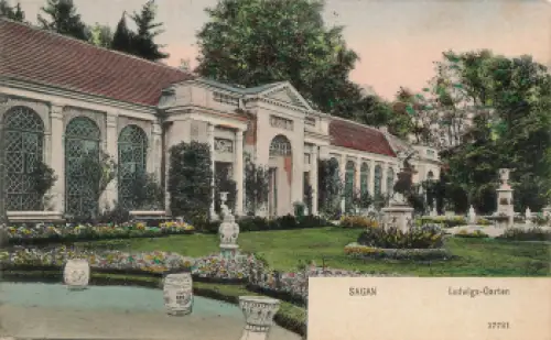 Sagan Ludwigs Garten Schlesien Zagan * um 1910