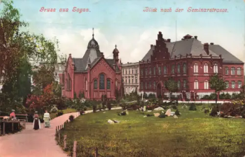 Sagan Seminarstrasse Shlesien Zagan * um 1910