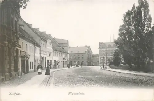 Sagan Nizzaplatz Schlesien Zagan * um 1900