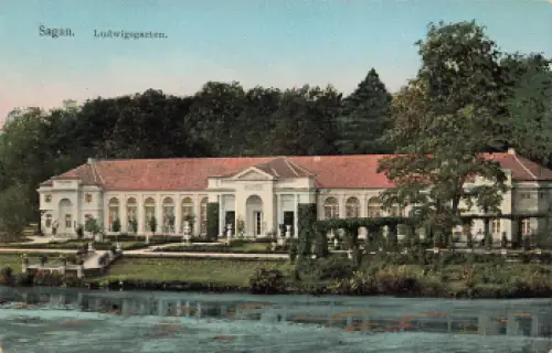 Sagan Ludwigsgarten Schlesien Zagan golden Windows * 1909