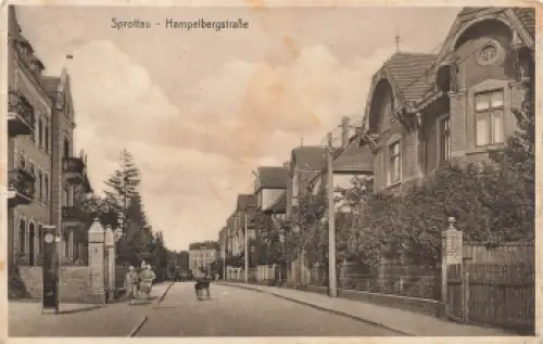 Sprottau Hampelbergstrasse Schlesien Szprotawa  o 1931