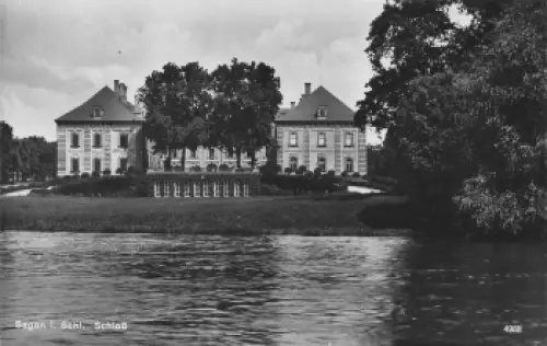 Sagan Schloss Schlesien Zagan * um 1930