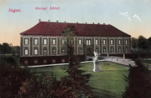Sagan Schloss Schlesien Zagan * um 1920