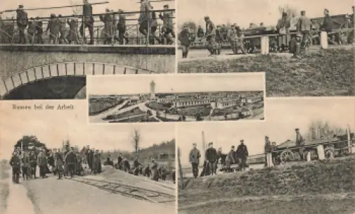 Neuhammer a. Queis Truppenübungsplatz Kriegsgefangenenlager Schlesien Świętoszów o 1916