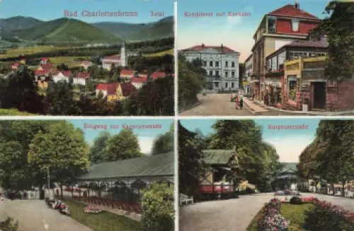 Bad Charlottenbrunn Schlesien Jedlina-Zdrój * um 1920