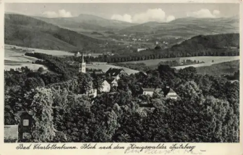 Bad Charlottenbrunn  Schlesien Jedlina-Zdrój o 1935