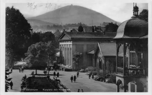 Bad Salzbrunn Kurplatz Schlesien Szczawno-Zdrój  * um 1940