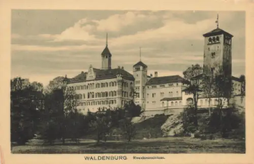 Waldenburg Schlesien Wałbrzych Schloss * um 1920
