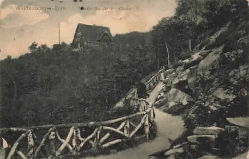 Waldenburg Schlesien Wałbrzych Schiller Baude o 1915