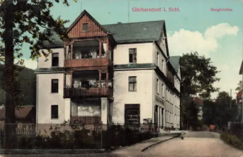Gröbersdorf Schlesien Sokołowsko Bergfrieden o 1913