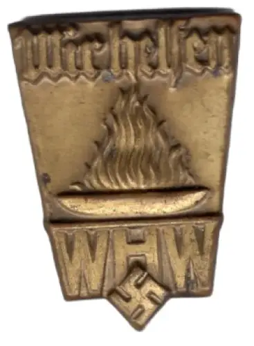 Winterhilfswerk Wir Helfen WHW Abzeichen um 1935