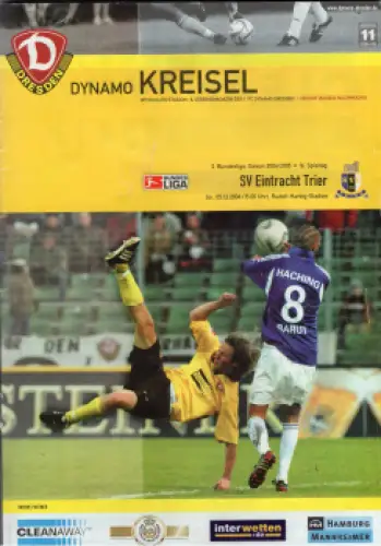 Dynamo Kreisel Dynamo Dresden - SV Eintracht Trier 2004/2005 Heft 11