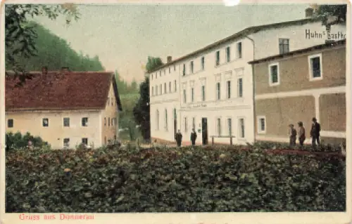 Donnerau Huhns Gasthof Schlesien Grzmiąca o 1914