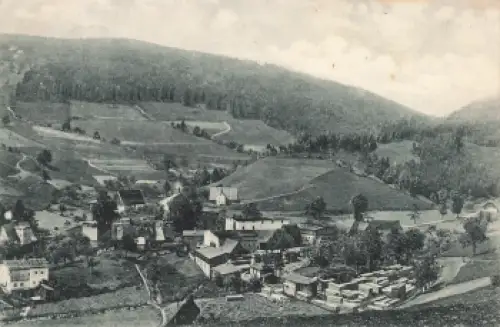 Lomnitz Oberdorf mit Sägemühle Schlesien Łomnica o 1911