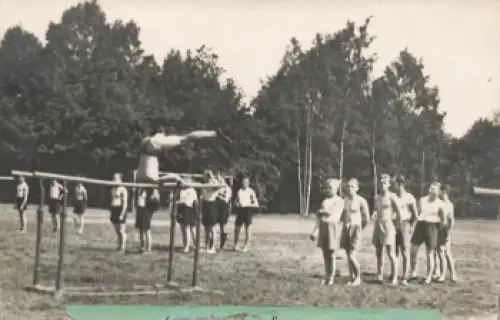 Chemnitz Turnerschaft Schauturnen Echtfoto 10.7.1927