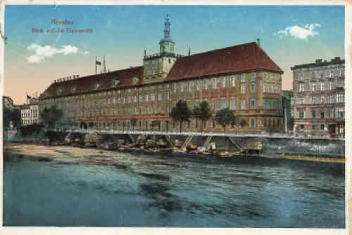 Breslau Universität Schlesien Wrocław o 1918