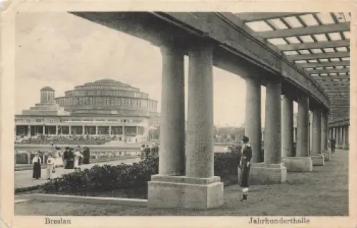 Breslau Jahrhunderthalle Schlesien Wrocław o 1916