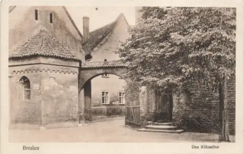 Breslau das Klösseltor Schlesien Wrocław o 1926
