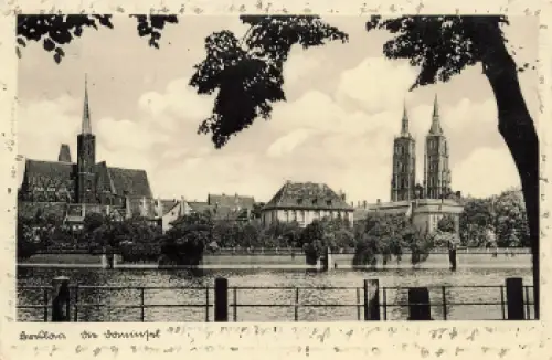 Breslau Dominsel Schlesien Wrocław o 1936