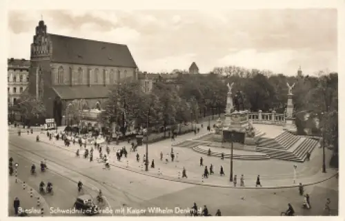 Breslau Schweidnitzer Straße Schlesien Wrocław gebraucht 1942