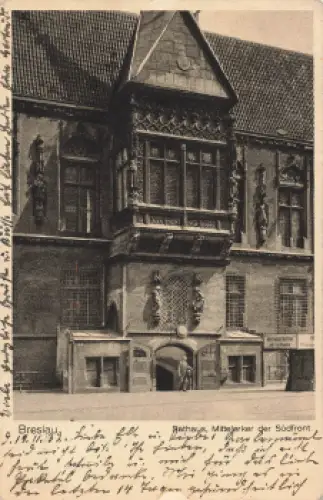 Breslau Rathaus Schlesien Wrocław  o 1932