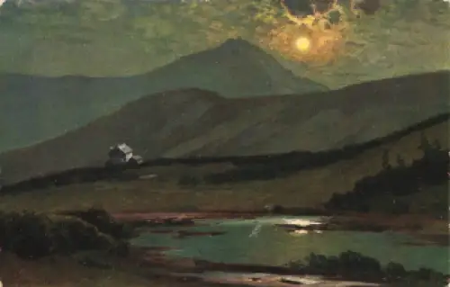 Riesengebirge Prinz Heinrich Baude Künstlerkarte Morgenstern Schlesien Księcia Henryka * um 1910