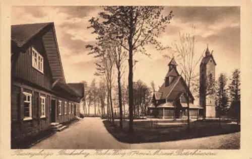 Brückenberg Riesengebirge Kirche Wang Schlesien Bierutowice * um 1920
