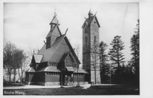 Brückenberg Riesengebirge Kirche Wang Schlesien Bierutowice * um 1930
