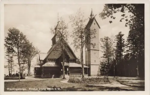 Brückenberg Riesengebirge Kirche Wang Schlesien Bierutowice * um 1930