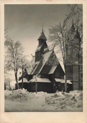 Brückenberg Riesengebirge Kirche Wang Schlesien Bierutowice o 1940