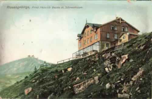 Prinz Heinrich Baude Riesengebirge Schlesien o 1908