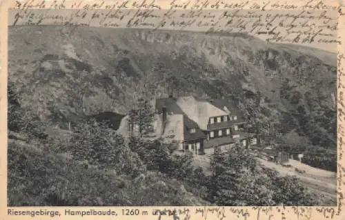 Hampelbaude Riesengebirge Schlesien o 1941