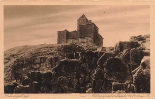 Schneegrubenbaude Riesengebirge Schlesien Śnieżne Kotły * um 1920