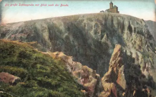 Schneegrubenbaude Riesengebirge Schlesien Śnieżne Kotły * um 1910
